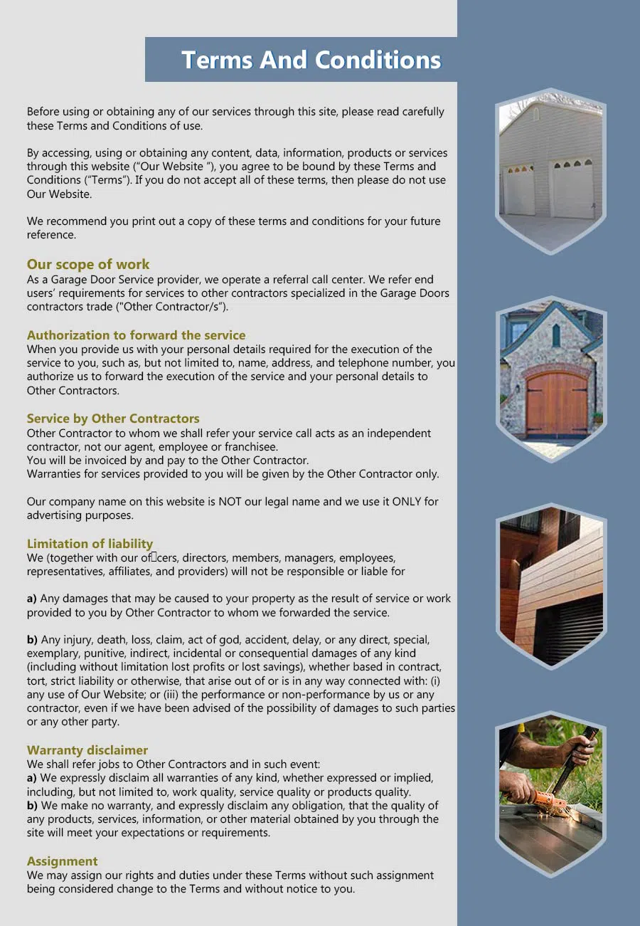 HighTech Garage Door Mission Hills, CA 805-574-7155